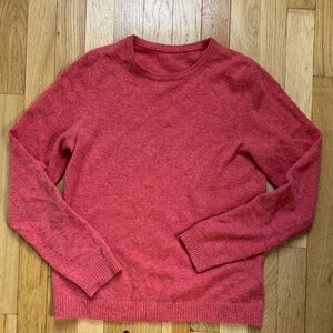 L.L. Bean soft red Women's Crewneck Sweater